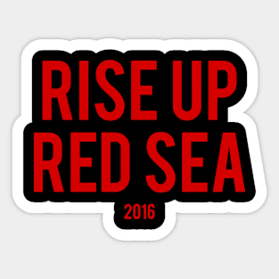 Rise Up Red Sea: Red Sticker